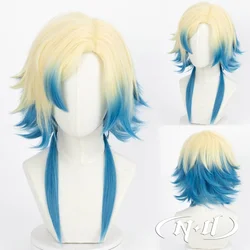ND Michael Kaiser Cosplay Wigs BLUE Anime LOCK Cosplay Hair Wigs for Comic Con Coser Halloween Party Heat Resistant Synthetic