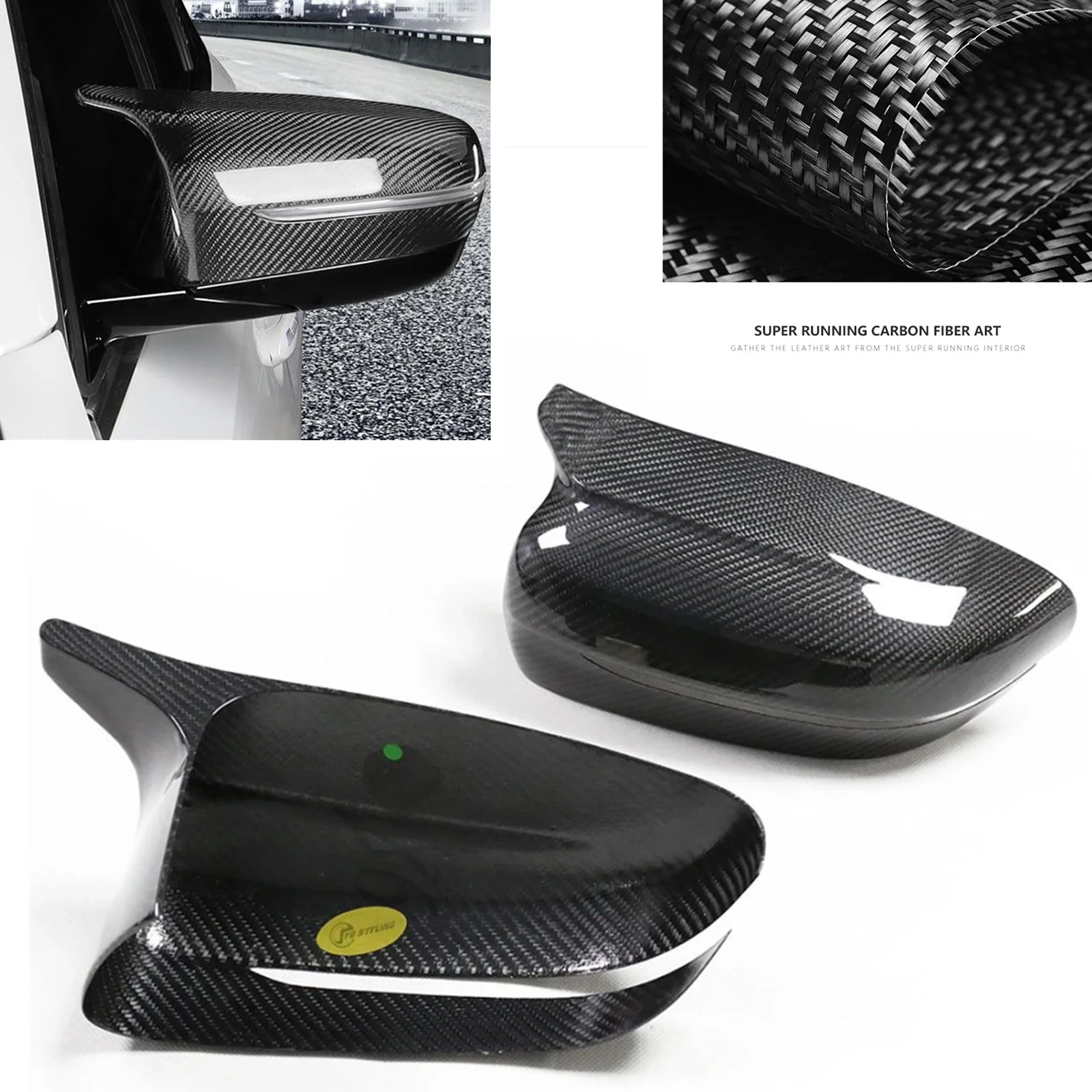 

New！Carbon Fiber Mirror Cover For BMW 3 4 5 7 8 Series G20 G28 G22 G23 G30 G38 G11 G12 G14 G15 G16 Side Exterior Rear View Shell