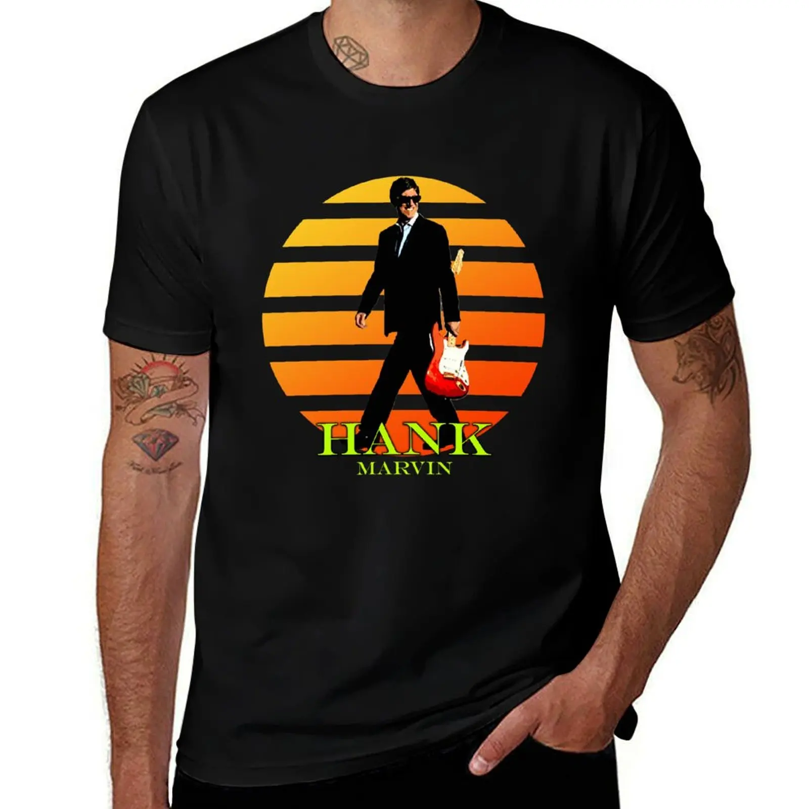 Hank Musician T-Shirt Utility Work Short Sleeve Top