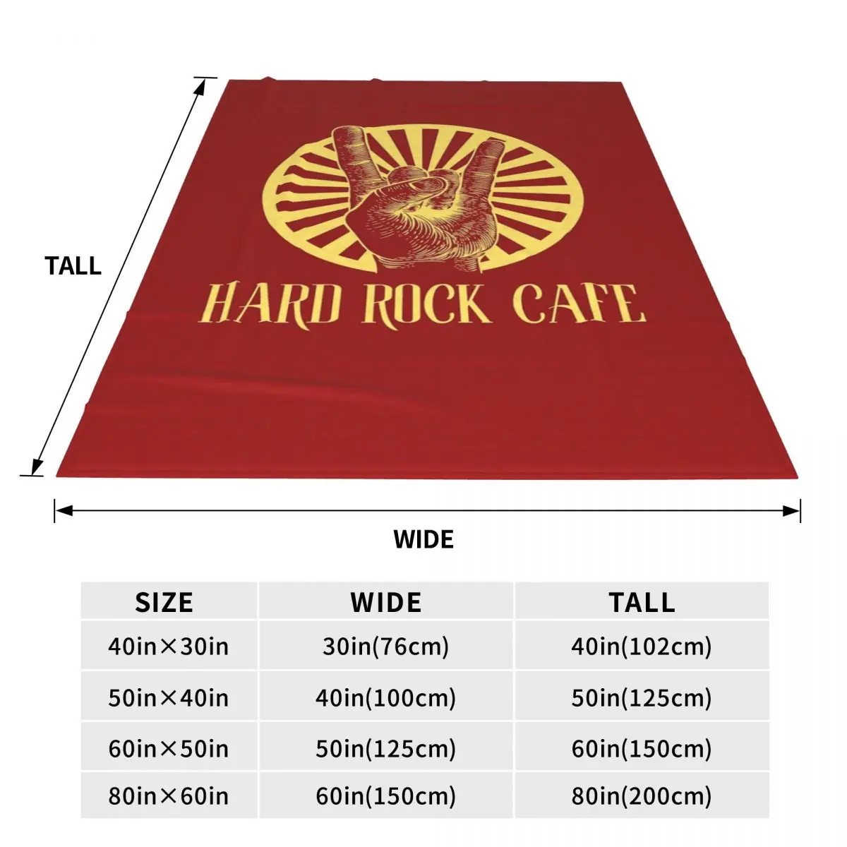 Hard Rock Cafe Four Seasons Universal Blanket Office Can Be Covered Mother's Day Gift