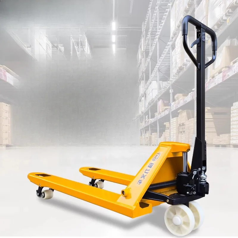 

Manual Hydraulic Forklift Truck Heavy-load Precision Forklift Truck Steel Leakage Commercial Furniture Carrello Elevatore ZY60CC