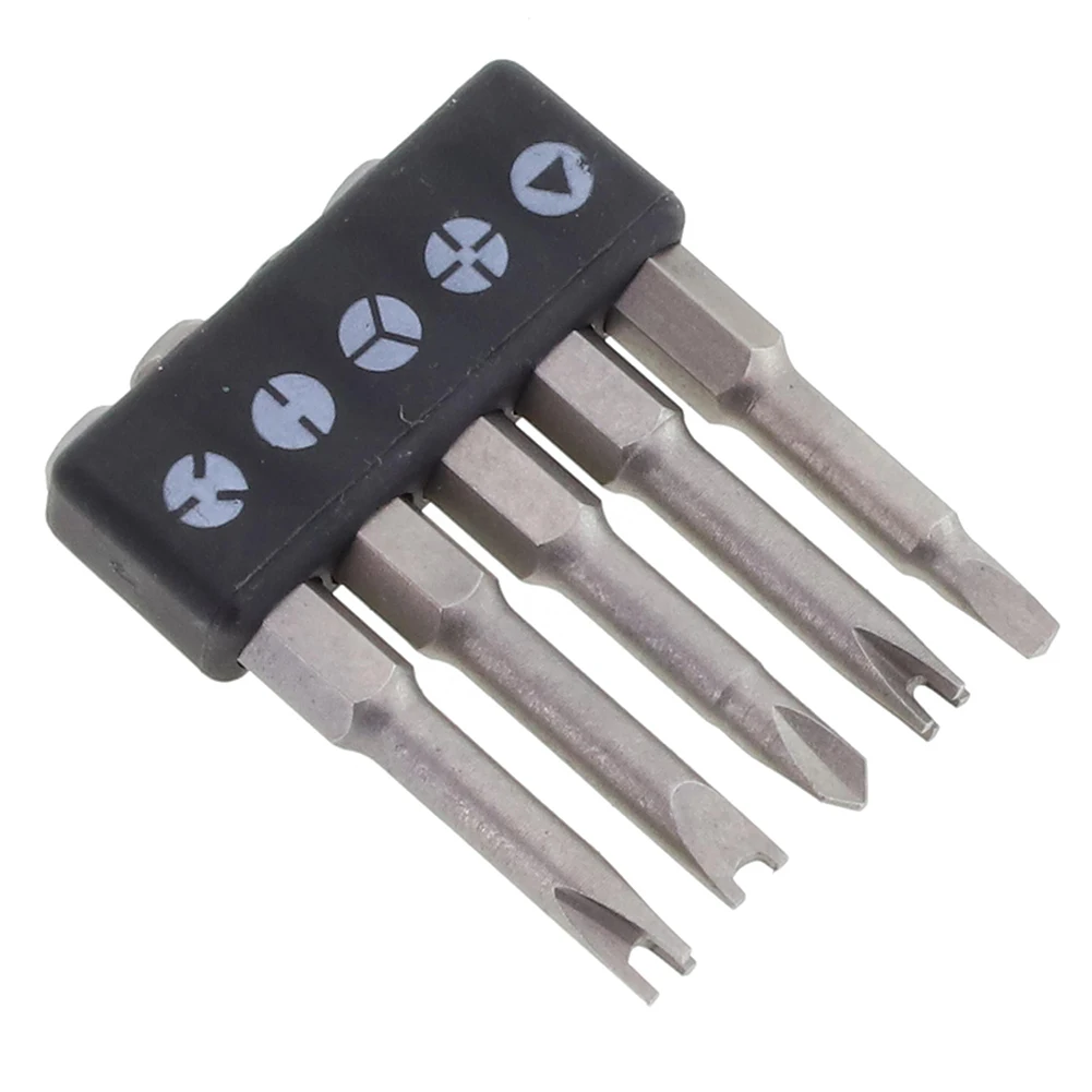 

Chrome Vanadium Alloy Steel Bit Set with 50mm Length and 1/4 Inch Hex Shank for Consistent Engagement in Various Materials