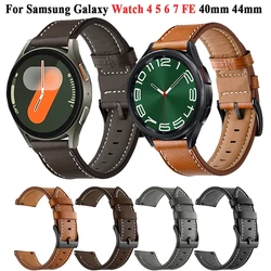 Correa For Samsung Galaxy Watch 6 Classic 43mm 47mm Strap Replacement 20mm Wristband Galaxy Watch 4/5/6/7 FE 40mm 44mm Bracelet