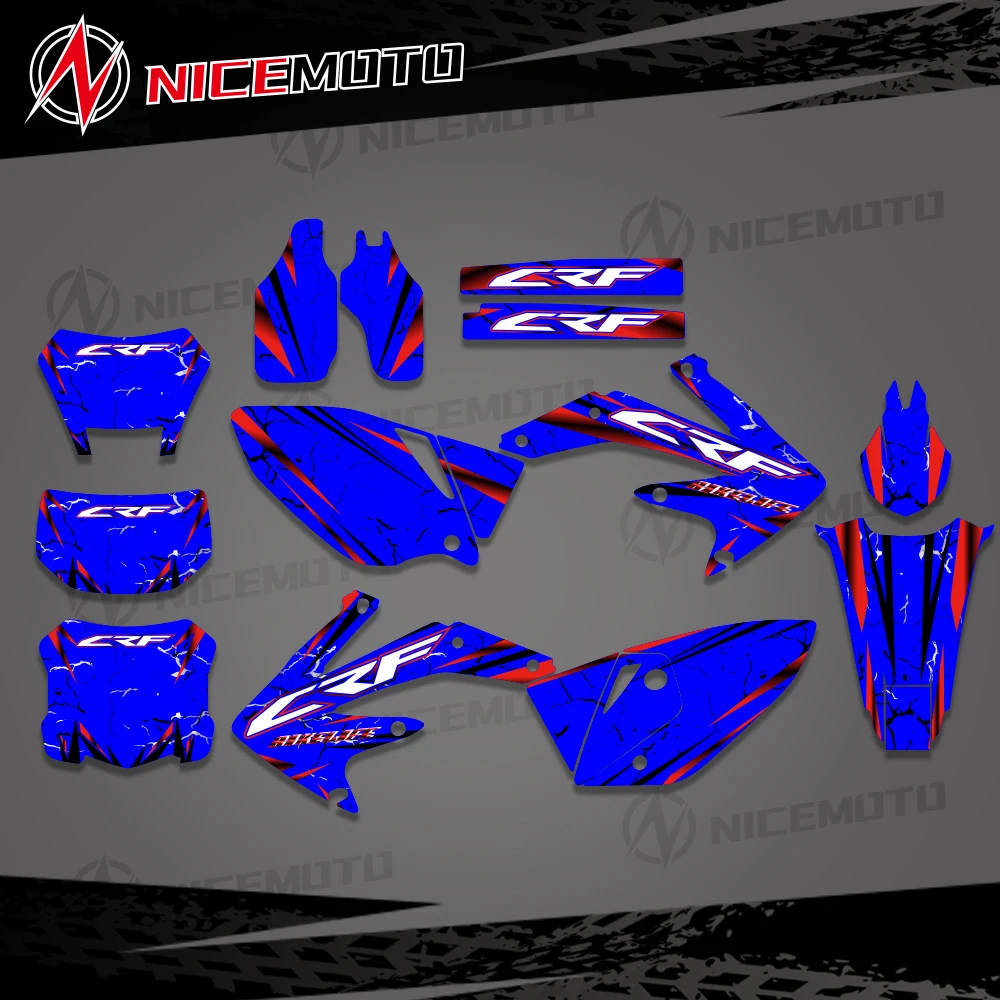 

Полные графические наклейки, наклейки для мотоцикла, фон для Honda CRF450X 2005-2016 2006, 2007, 2008, 2009, 2010, 2011 CRF 450X 450 X