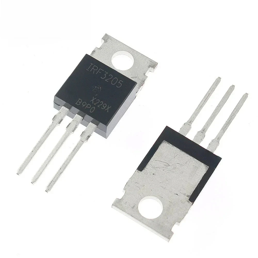10PCS IRF3205 Mosfet Transistor TO-220 Package 55V 110A with IRF3205PBF for Motor Control Power Supplies Electronics Components