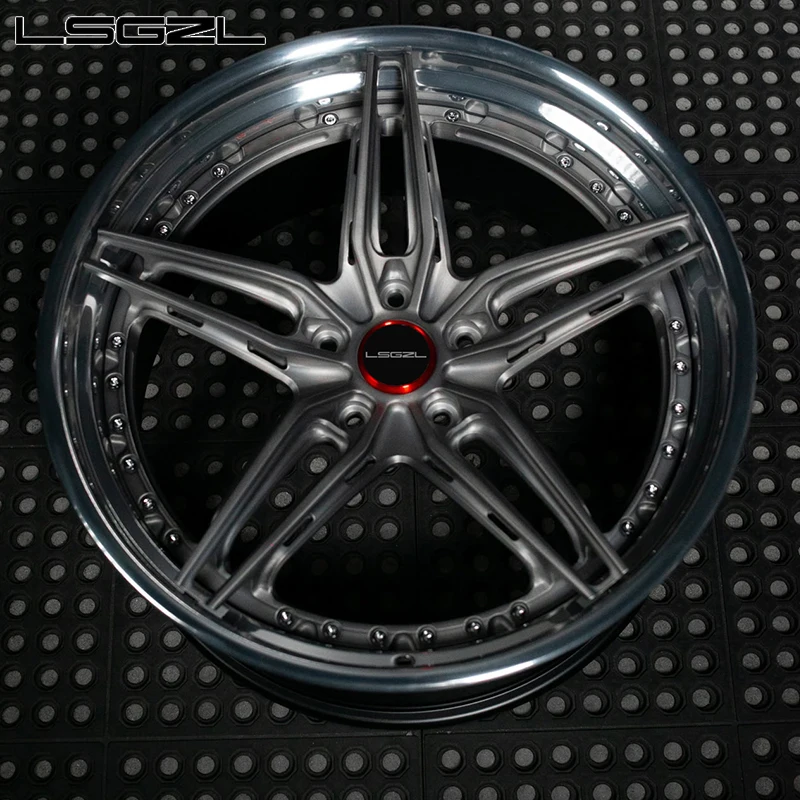 OEM Forged Chrome Polish Wheel 5x112 5x130 5x120 18 19 20 21 22 24 Inch Deep Dish Sport  for BMW GTR C8 Audi  nissan Urus