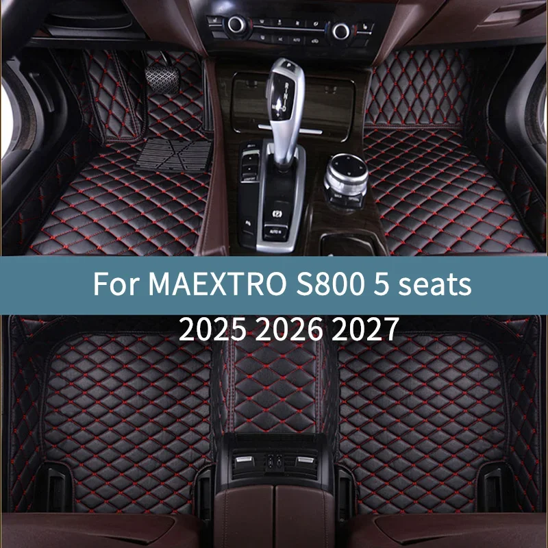 Full Set Car Floor Mats For MAEXTRO S800 5 seats 2025 2026 2027 2028 Floor Mats For Cars