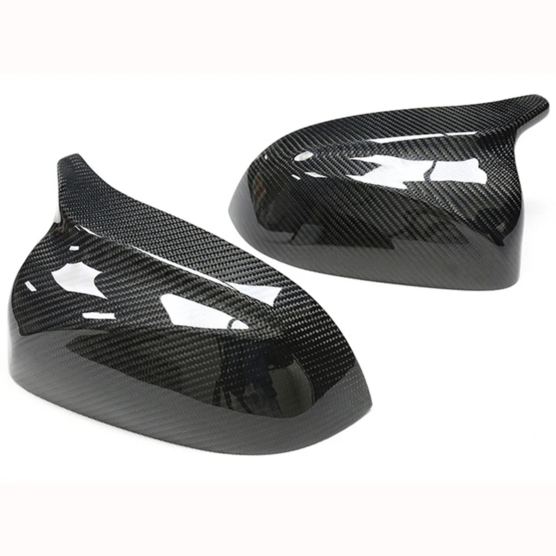 M Look Carbon Fiber Side Mirror Covers for BMW X3 G01 X4 G02 X5 G05 X6 G06 X7 G07 G08 2018+ Real Forged Carbon Rear View Mirrors 