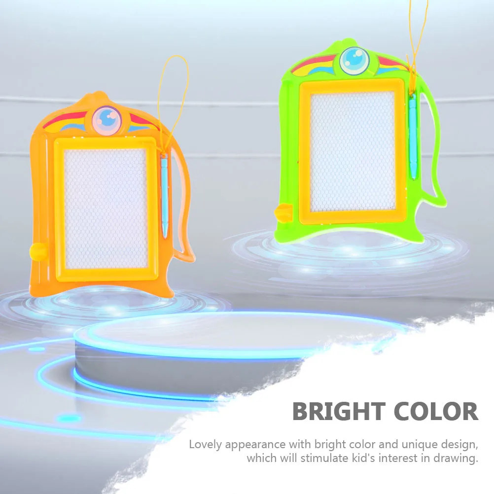 2 個子供用消去可能な描画ボード子供用ライティングボードスケッチ早期教育学習落書き描画パッド