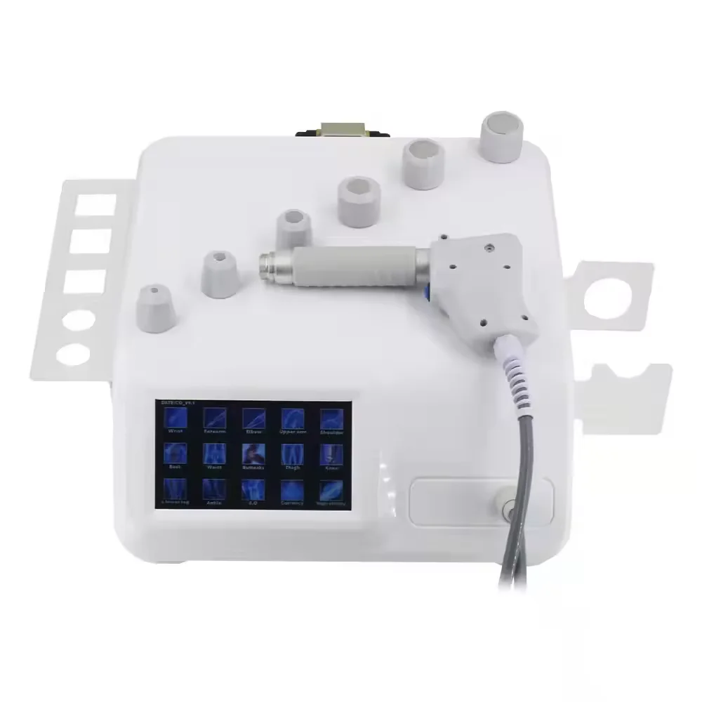 12 Bar Shock Wave Massager Equipment Pneumatic Shockwave Therapy Machine For Men ED Treatment Tennis Elbow Pain Relief