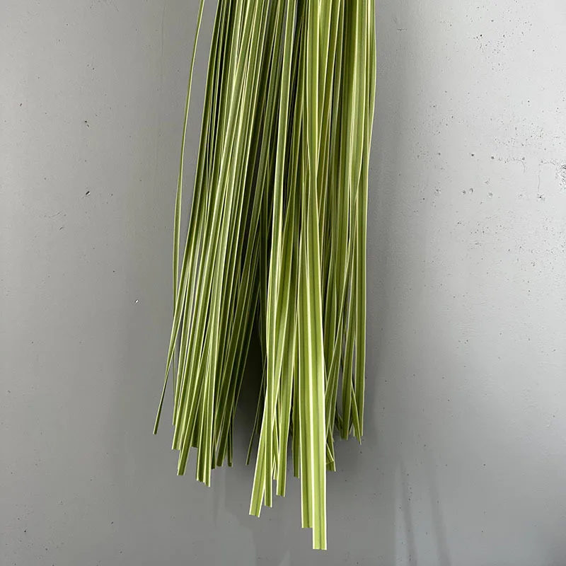 39 Zoll Künstlicher Grasstiel DIY Blumenmaterial Weiche Gummi-Blätter Rattan Blumenarrangement Pflanzengras Hochzeit Party Deko – Detail 16