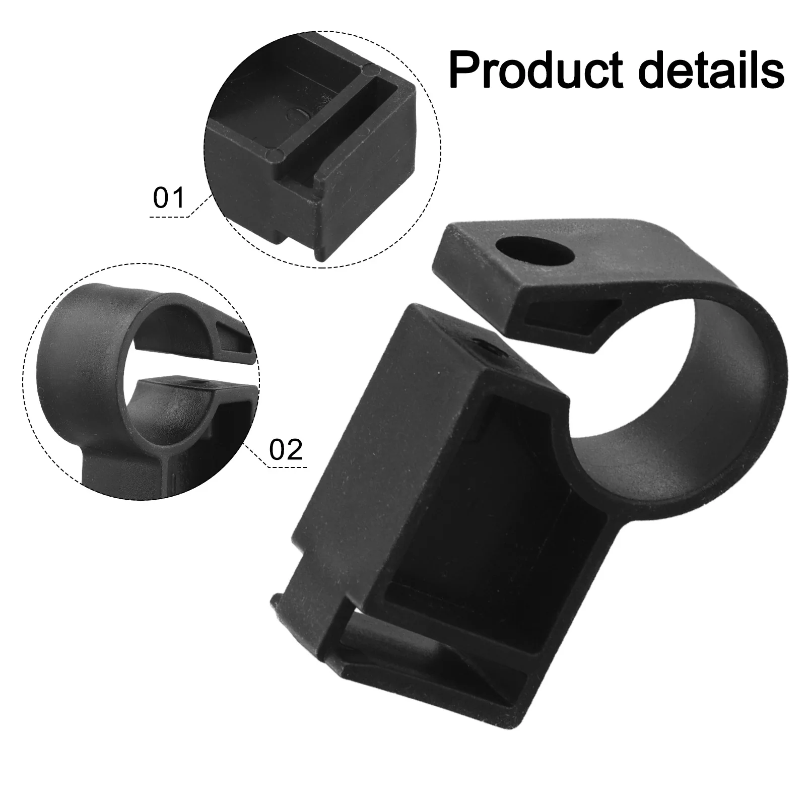 Soporte de monitor para pantallas LCD de bicicleta estática con soporte de plástico de tubo de 22 25 mm Compatible con múltiples modelos