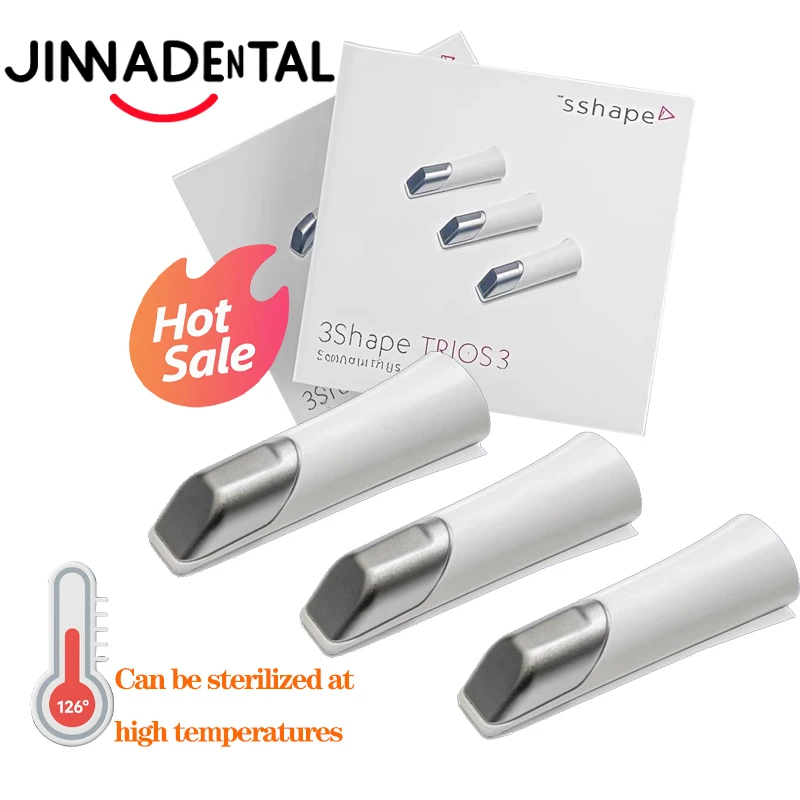 

3 шт./кор. насадки для стоматологического внутриротового сканера, подходят для TRIOS 3, беспроводной/проводной/ядерный пластиковый инструмент, головка стоматологического внутриротового сканера с зеркалом