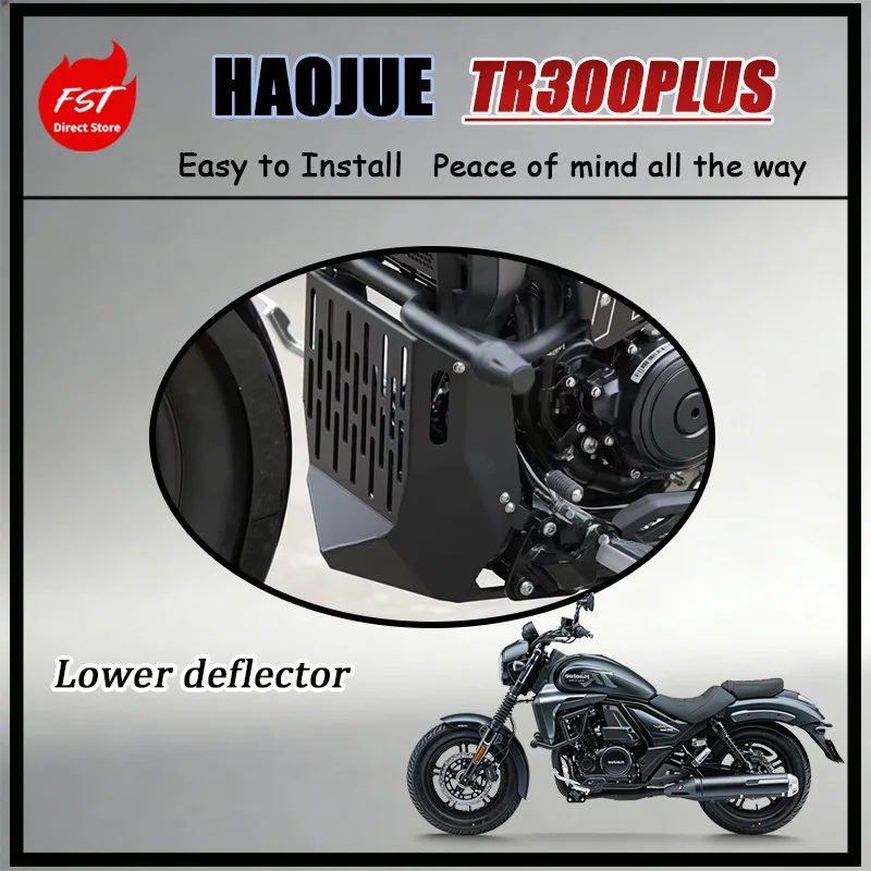 

FOR Heavy Duty Full Enclosure Belly Pan Skid Plate for Haojue TR300 Engine Bottom Guard Off-Road Protection Upgrade Reinforced