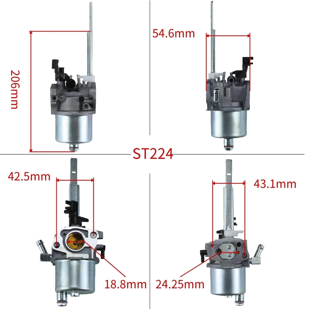 Carburateur pour souffleuse à neige Ariens, pièces de rechange, 436565, 20001368, 20001027, 20001086, Poulan Pro, 20001369, 585020402