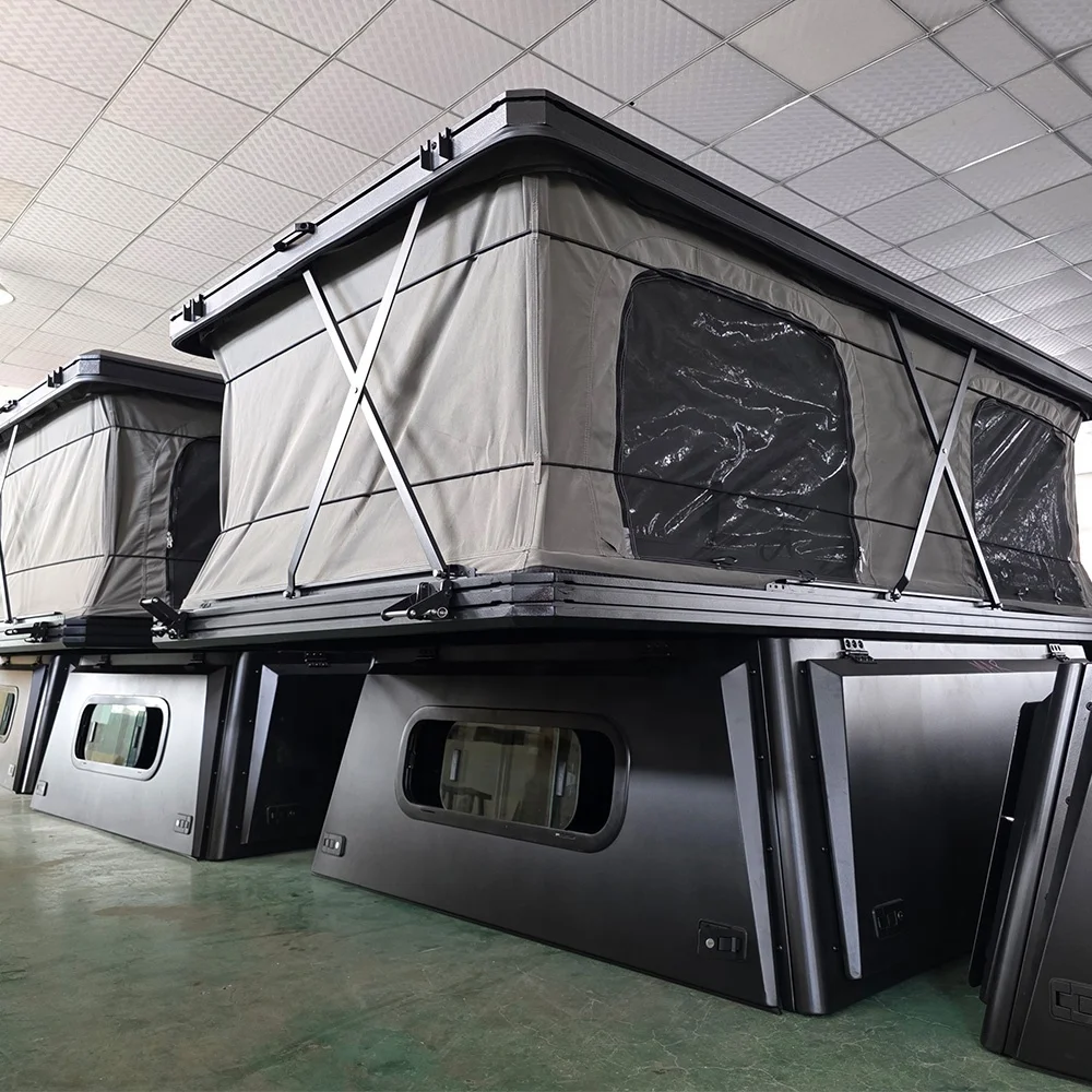 Half-Ton Friendly Pop up Camper TP06B Aluminum Frame, Stainless Steel Hardware, Winter Lining Option Customized
