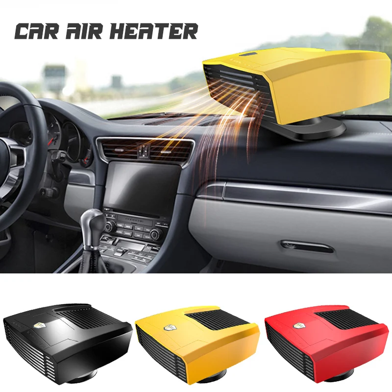 

New Luxury Car Mini Heater 12v Car Heating Heater Cold And Warm Wind Multifunctional Defrosting Snow Defogging Equipment