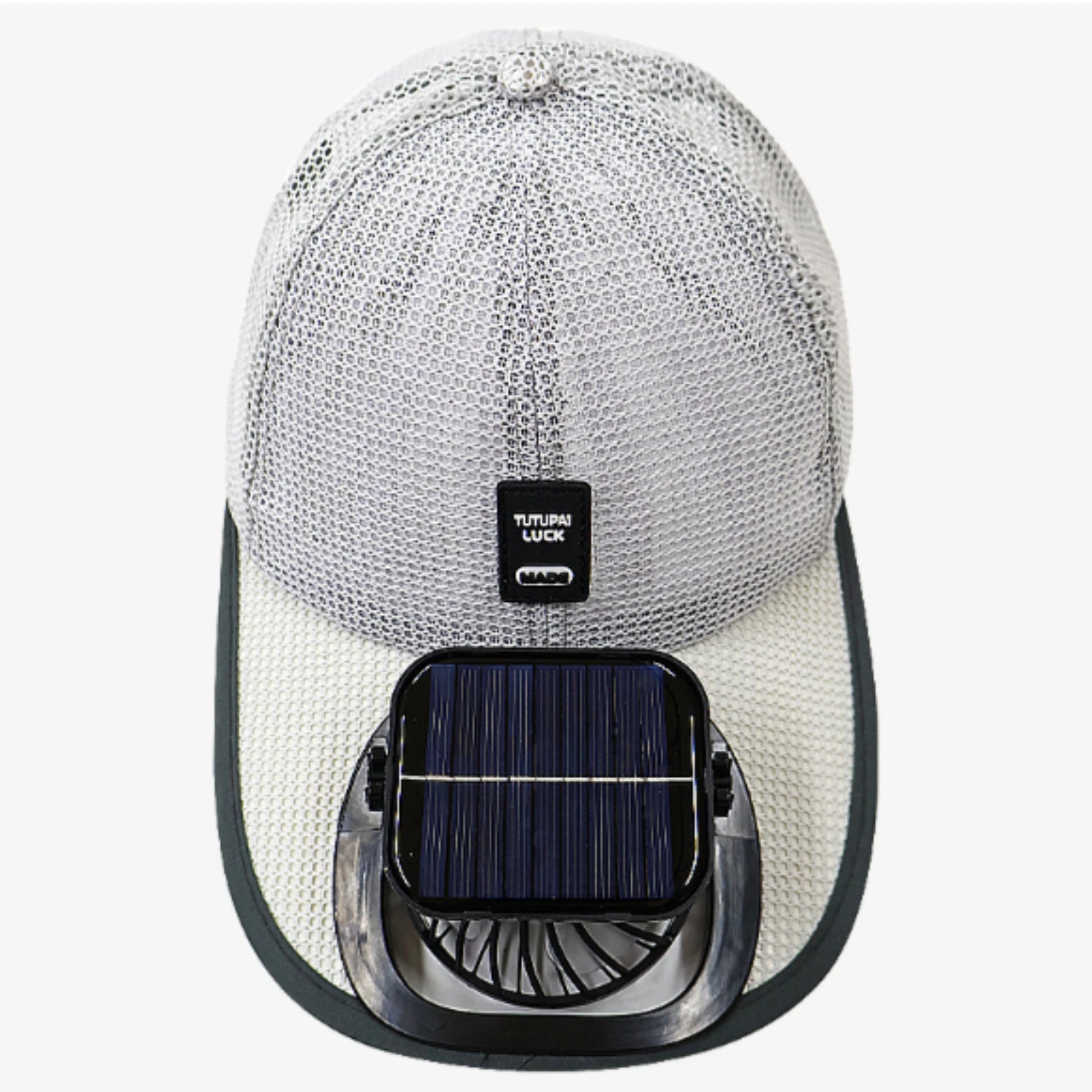 Solar Powered Fan Hat Breathable Cooling Baseball Cap for Yard Work, Hiking