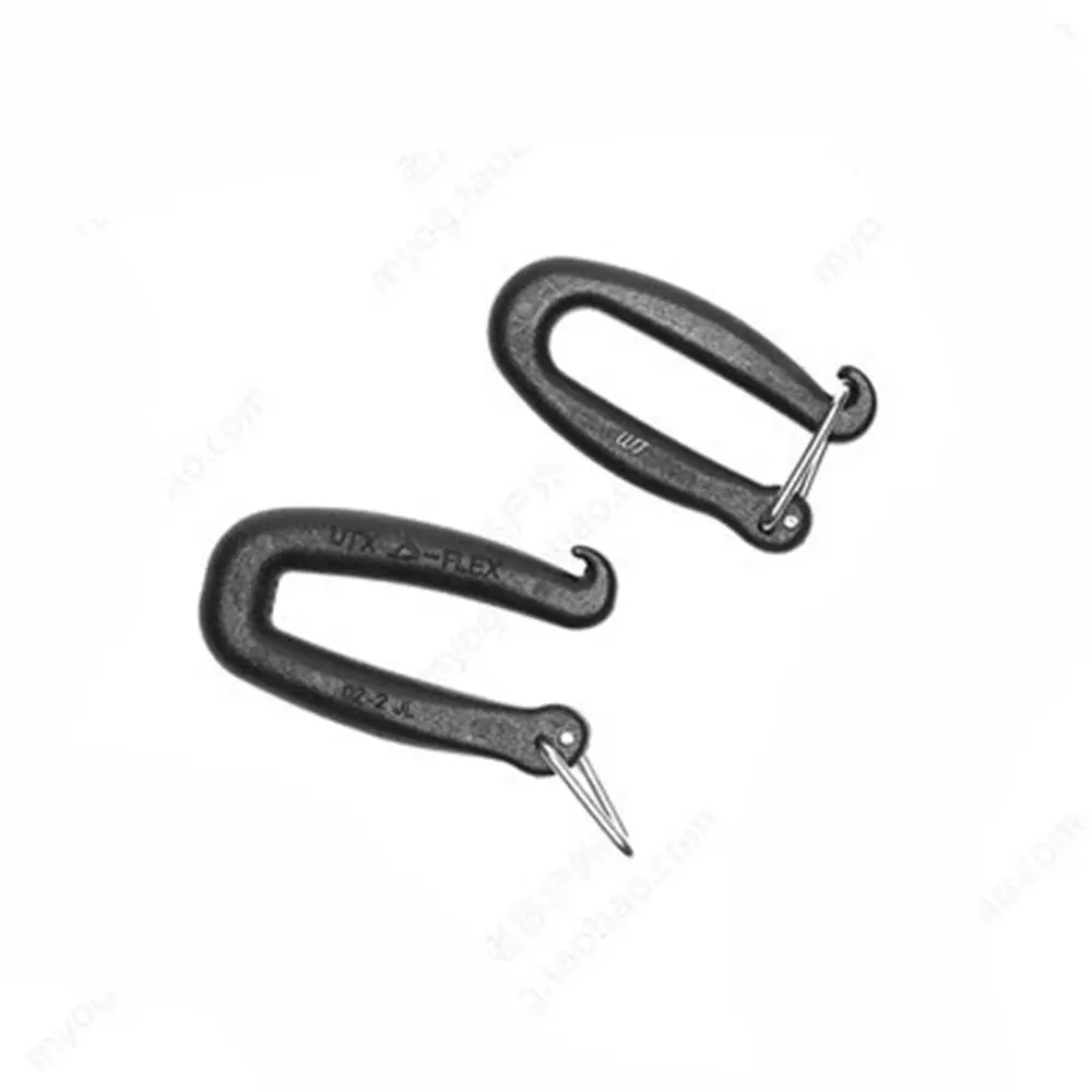 2pcs With Rotating Plastic Molle Buckles Camping Hiking Accessories Plastic Webbing Buckles Black Adjust Keeper Outdoor Tool - Image 6