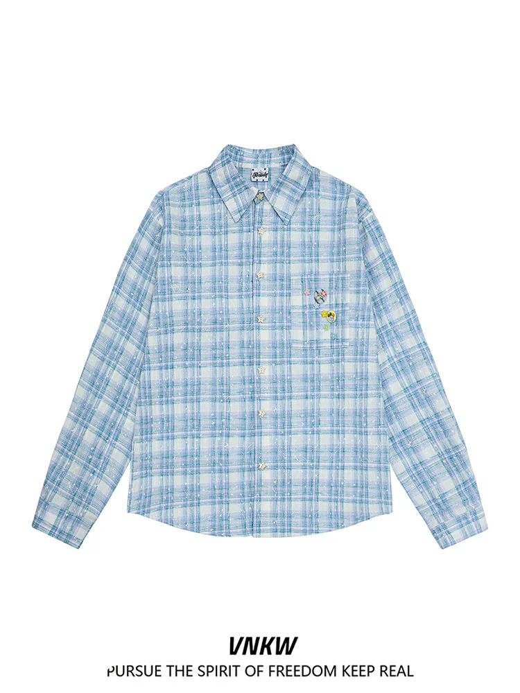 

Свободный длинный повседневный кардиган с принтом звезд, в стиле пэчворк, на пуговицах, классический, в клетку, с открытым передом