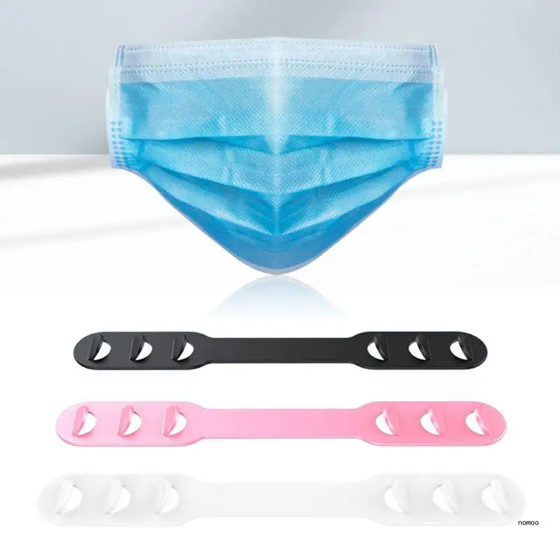 Adjustable Face Mask Buckle Mask Extension Buckle Soft Extension Strap Mask Ear Strap Hook Relieves Discomfort