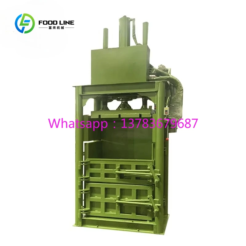 Customized Vertical Hydraulic Cardboard Box Baling Press Waste Paper Baler Machine for Sale Balers Waste Plastic Compactor