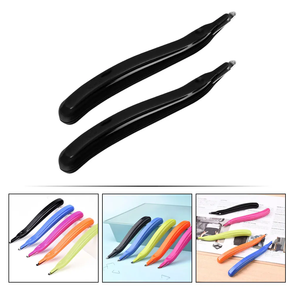 2 Pcs Staple Pen Shape Remover Office Puller Stapler Tool Professional Magnetic