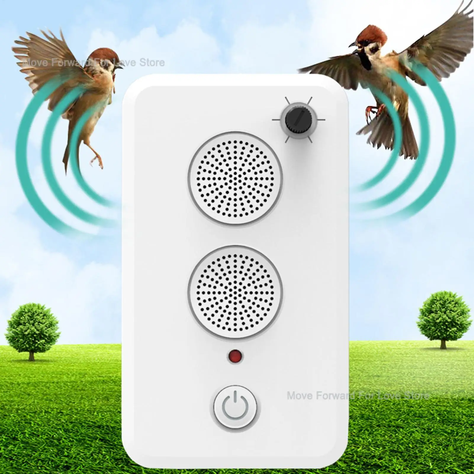 Dispositivo Ultrasónico para Control de Animales en Exteriores, Recargable por USB, Ahuyentador Electrónico de Murciélagos y Aves, Herramienta Ajustable para Hogar, Jardín y Patio