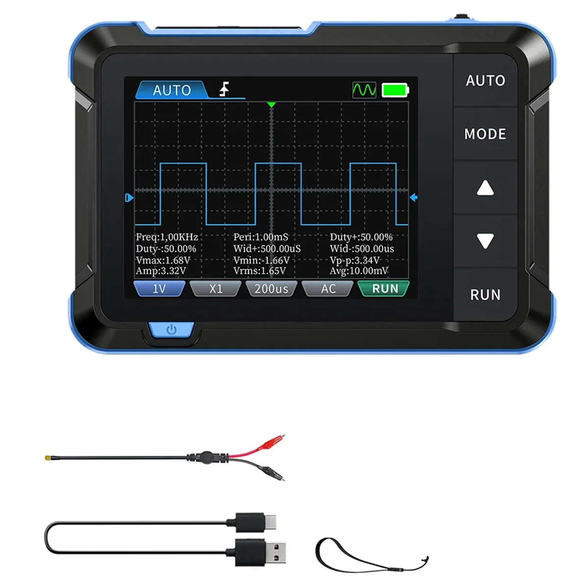 A22I DSO153 Digital Oscilloscope Signal Generator 5MSa/S Sampling Rate 1MHz Bandwidth 2in1 Electronic Repair Tool A