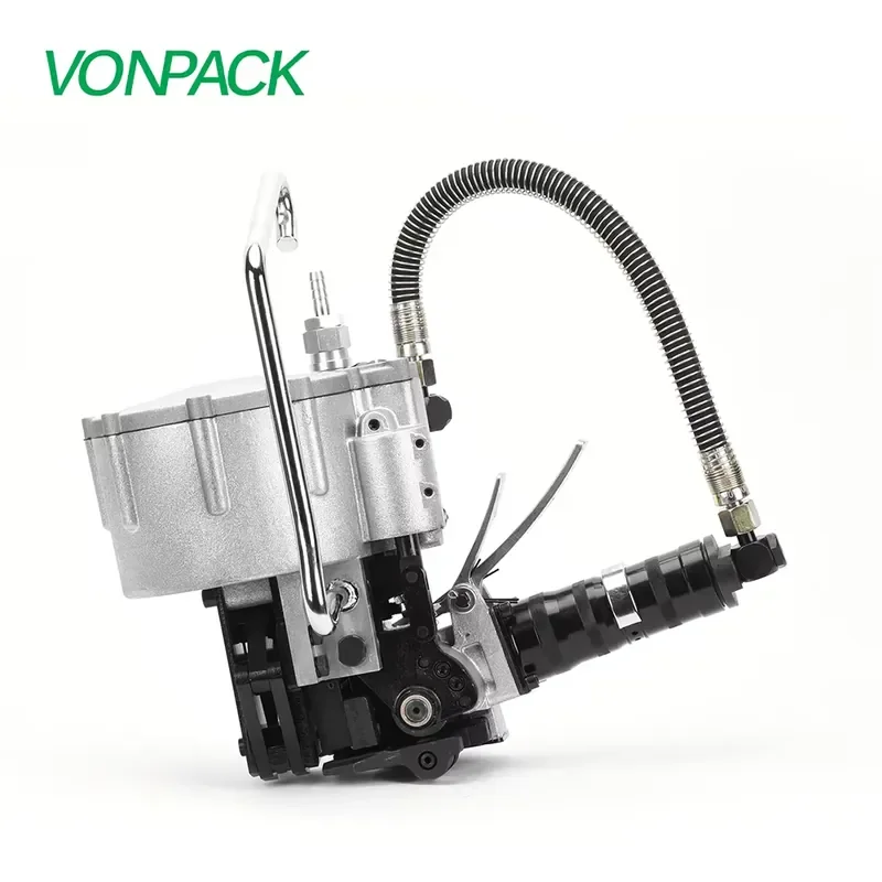 

KZ-19B/32B Handheld Pneumatic Strapping Tool Steel Strap Wrapping Machine Tension Tool Sealing and Cutting Pallet Packing