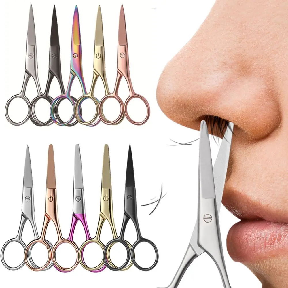 

Beauty Makeup Tool Stainless Steel Face Hair Removal Makeup Scissors Eyebrow Trimmer Nail Cuticle Nipper Scissors Brow Clipper