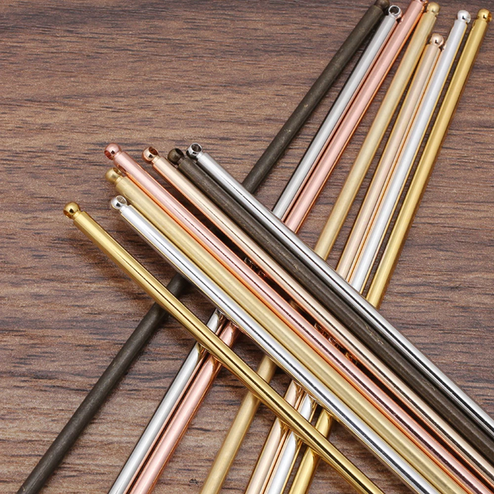 REGELIN 5pcs/lot 130mm Needle Bun Hair Sticks/Pins Hairpins Gold/Antique Bronze Plated Fashion Hairwear DIY Accessories