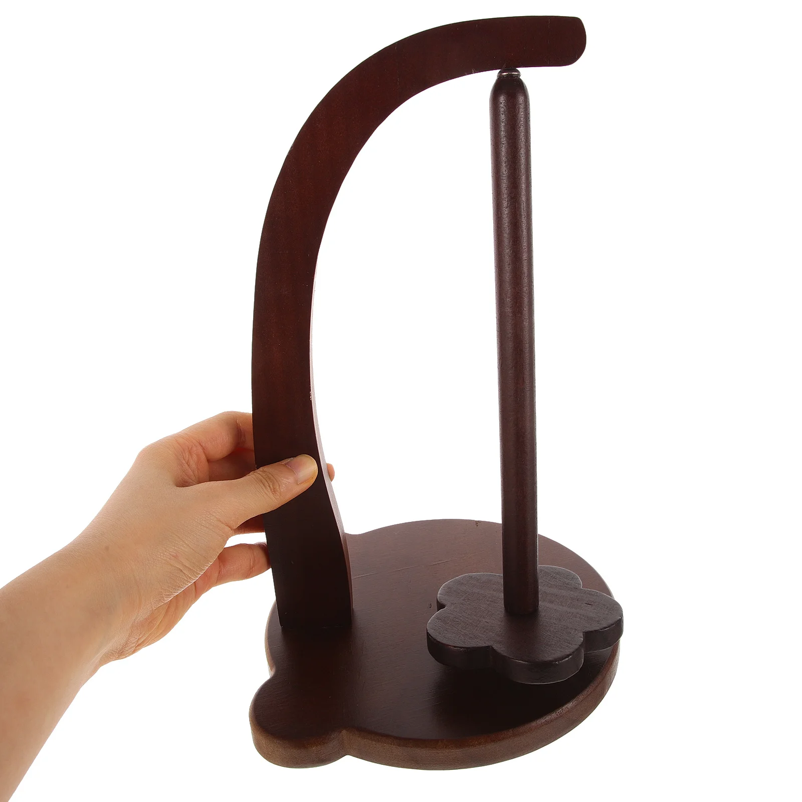

Wood Yarn Holder Rotatable Spool Holder for Crocheting Knitting Thread Organizer Sewing Yarn Storage Rack Wood Thread Rack