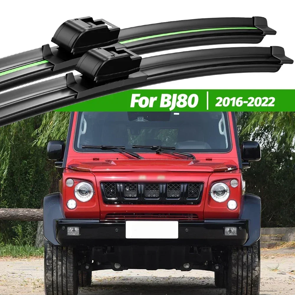 

For BAIC BJ80 2016-2022 2pcs Front Windshield Wiper Blades 2014 2015 2016 2017 2018 2019 2020 2021 Windscreen Window Accessories