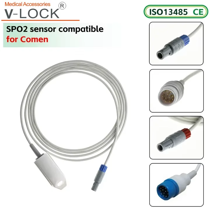 Standard Patient Monitor Probe Compatible Comen Ne-Cllor Masim Modules Star8000A/E/C30/60 NC10 for Medical Hospital