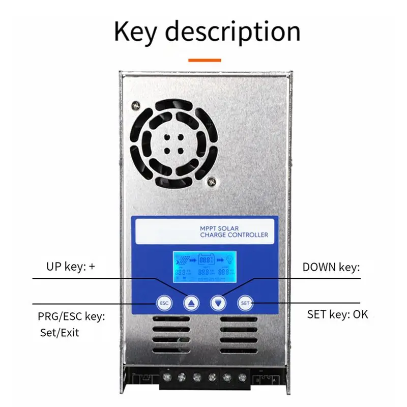 M05K 60A MPPT Solar Charge Controller 12V24V36V48V Auto Adapting Lead Acid Lithium Battery Charging for Solar Panel Regulador