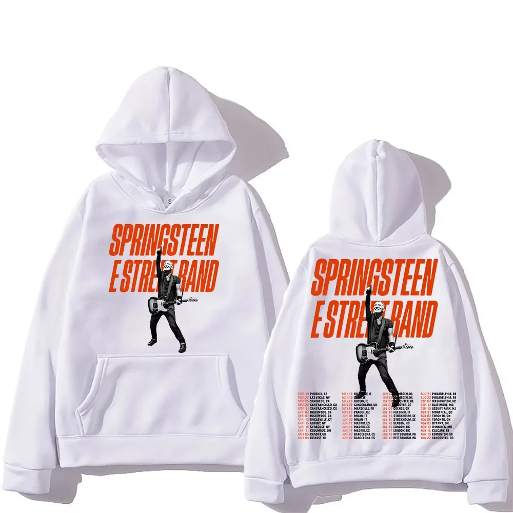 Bruce Springsteen Hooded for Autumn/Winter Hip Hop Comfortable Sweatshirt Graphic Printing Gothic Clothing Sudaderas Punk Hoody