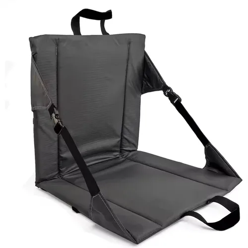 Silla de asiento de estadio, cojín blanqueador con respaldo acolchado, asiento de estadio reclinable, silla de estadio plegable para mujeres y hombres