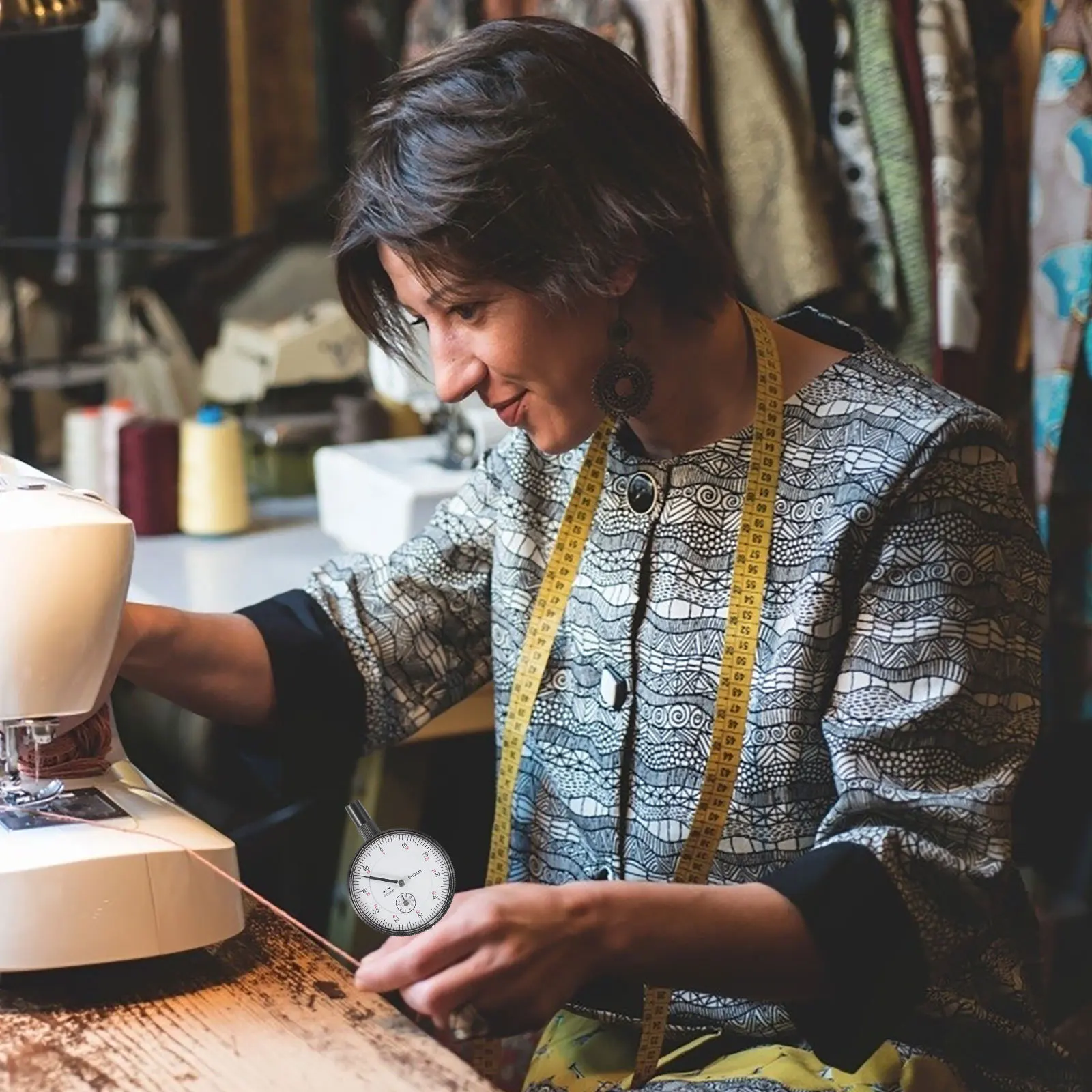 

Precision Dial Indicator Gauge 0.01Mm Accuracy Digital Mechanical Clock For Length Measurement Durable Measuring Tool Welding