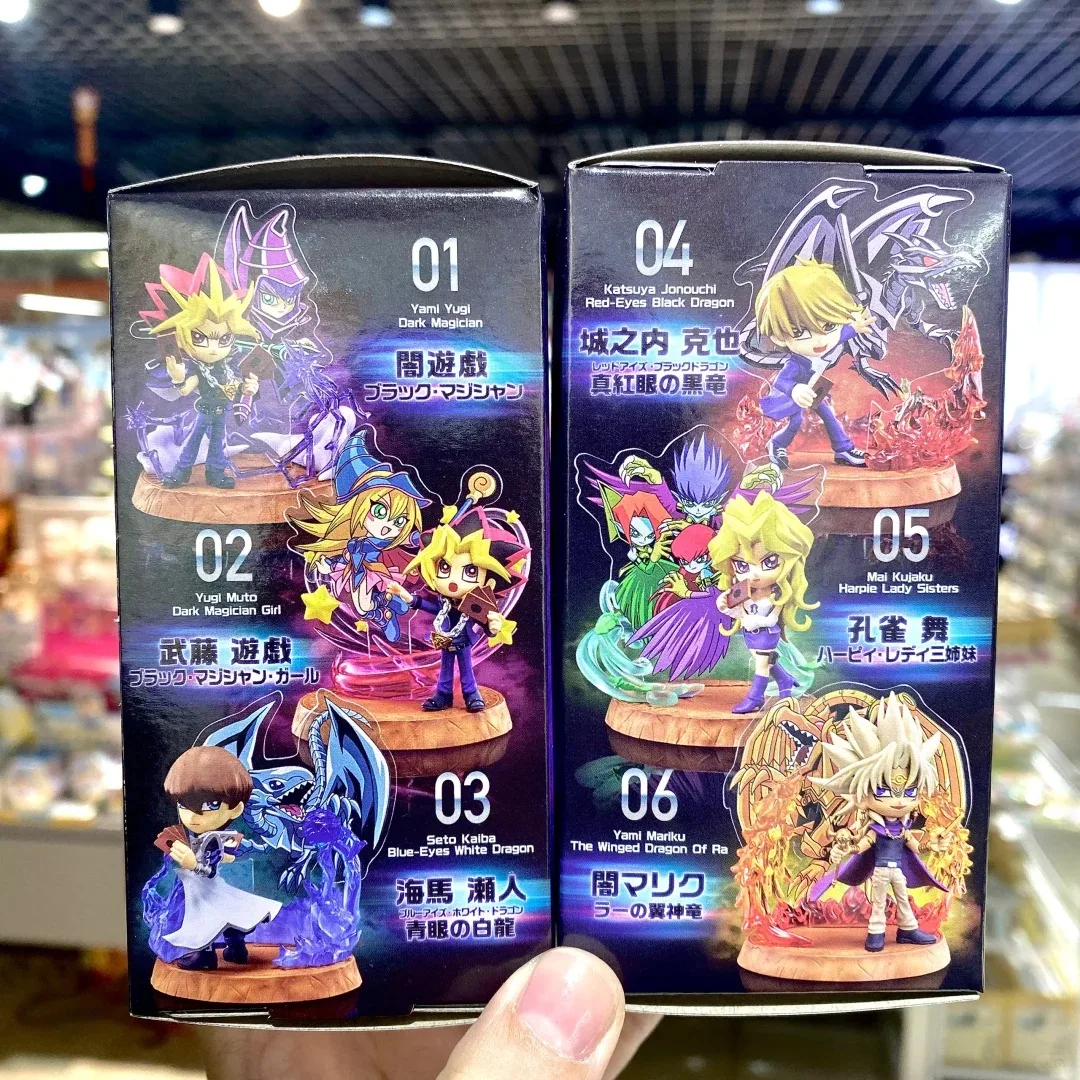 

In Stock Rement Yu-Gi-Oh! Duel Monsters DUELIST FIGURE COLLECTION Food Play Simulation Desktop Model Doll Toys firend gift