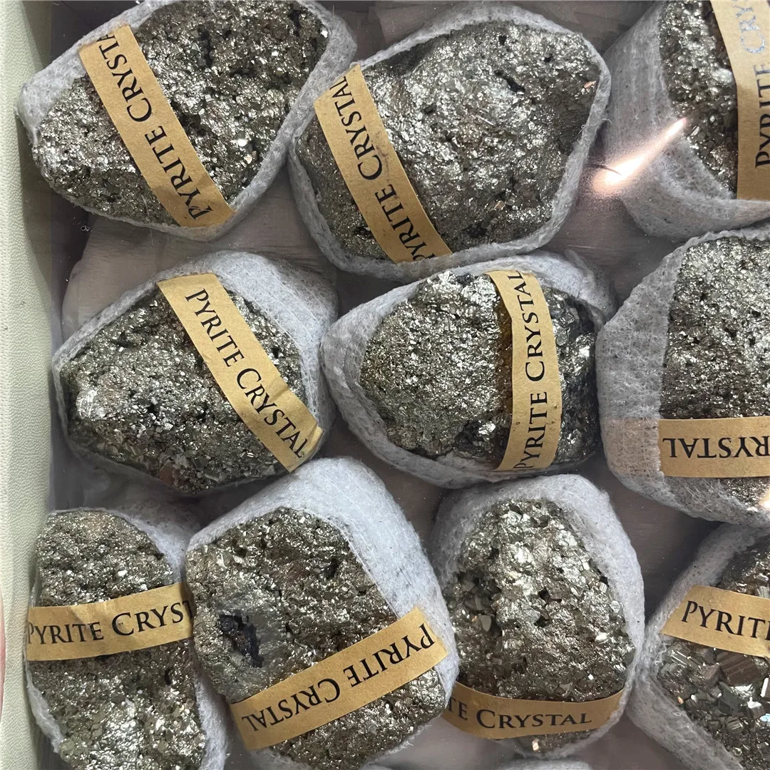 1set 1Kg Natural Raw Rough Pyrite Mineral Crystals And Stones Iron Specimens Energy Healing Mine Sell In Bulk Boxes