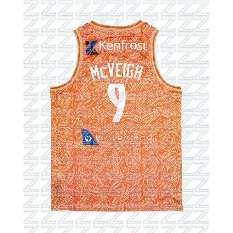 CairnsTaipan Snake Youth Basketball League Training Clothes,Fitness Sports Tank Top,Orange Snake Scale Theme Basketball Tank Top