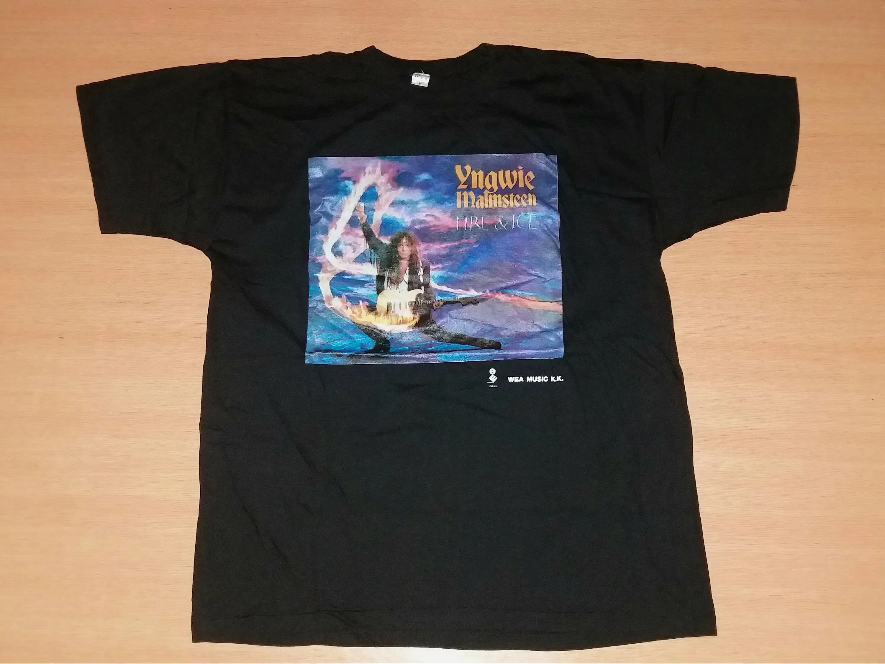 Vintage 1992 YNGWIE MALMSTEEN Fire & Ice Tour Concert Iron on