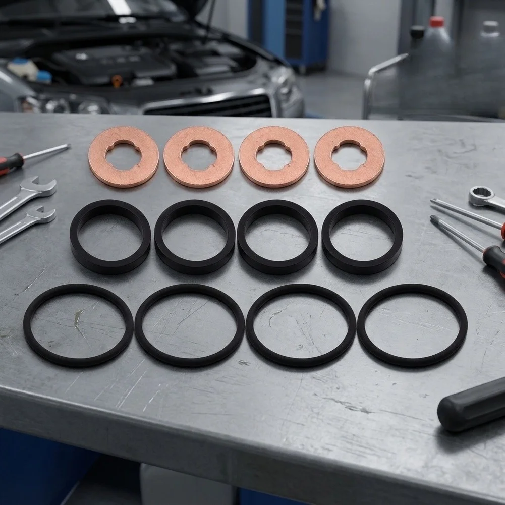 Direct Replace Injector Seal Kit For Hyundai I30 1.6 For Kia Sportage 1.7 For CRDI Fuel System Gasket 338183A000 338052A000