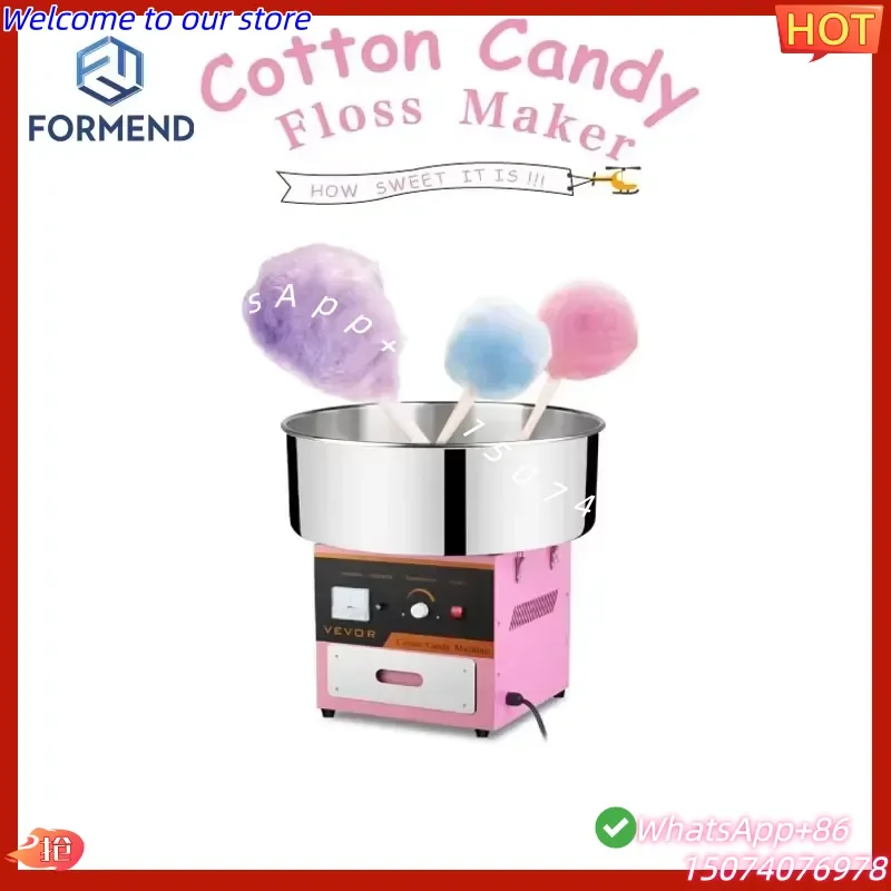 2026 Commercial Floss Sugar Automatic Cotton Candy Machine Industrial for Sale