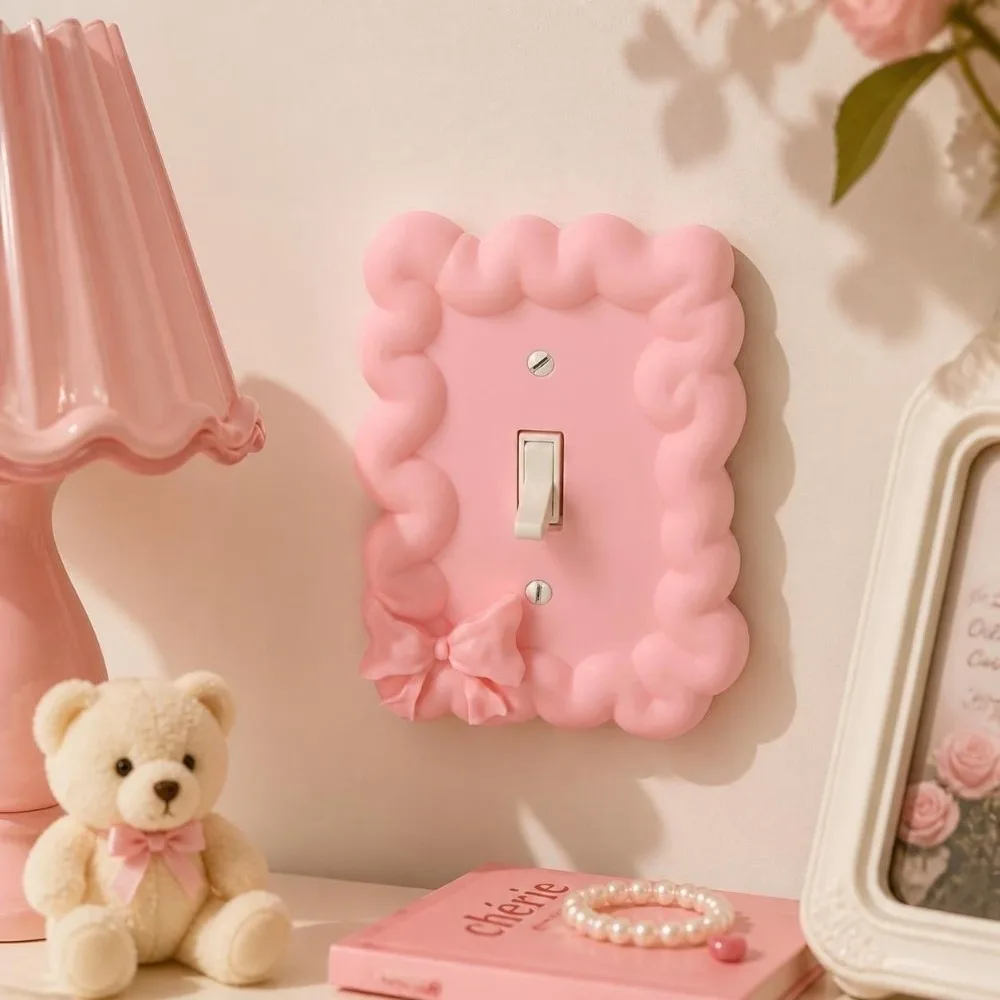 Creative Light Switch Guard Covers Self-Adhesive Removable Switch Protective Cover Waterproof Decorative Switch Frame Cover