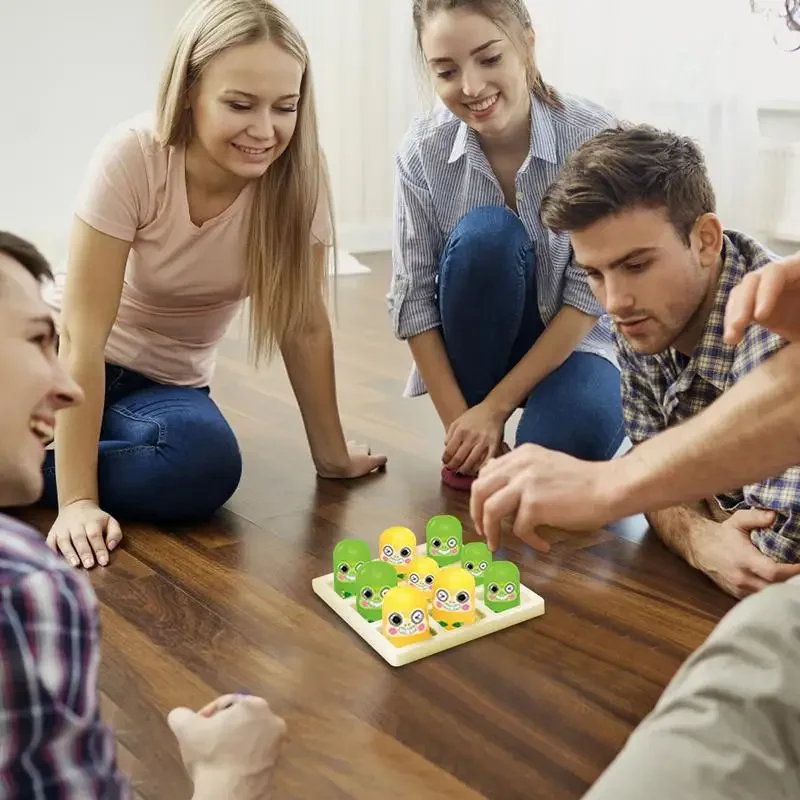 Juego de mesa de apilamiento para niños, taza de ajedrez para comer grandes, entrenamiento de pensamiento, juegos de mesa educativos interactivos, juguetes para niños