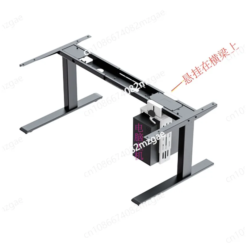 Hanging host bracket Lifting table High-end host hanger No punching installation