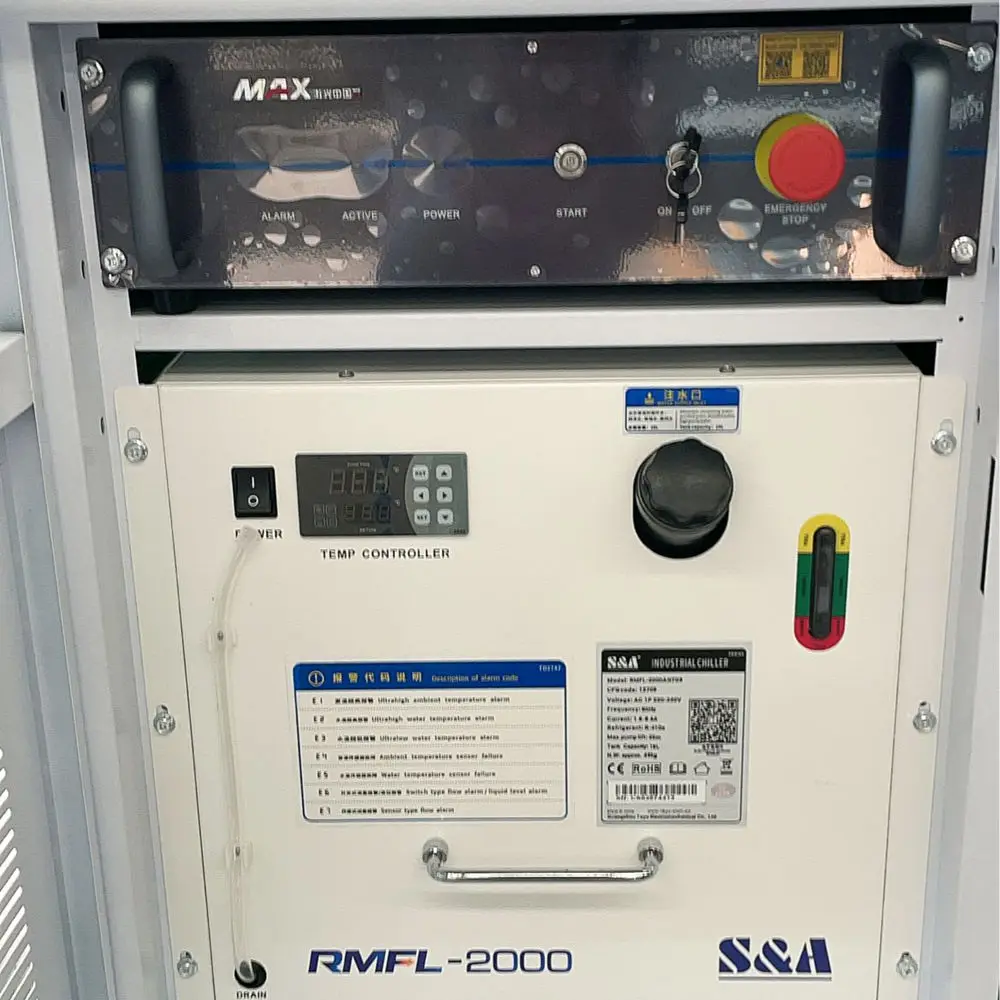 Raycus MAX BWT 2KW Fiber Laser Welding Machine Handheld Laser Welder for Stainless Steel Carbon Steel Copper Aluminum All Metals