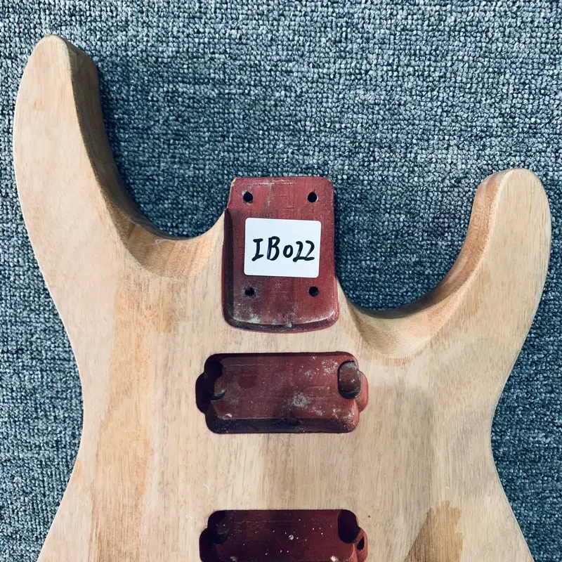 IB022  Genuine Jackson JS22 Unfinished Electric Guitar Body in Solid Okoume Wood Custom Bridges 2 Humbucker Pickups for DIY